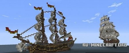   A Spanish Treasure Ship  Minecraft