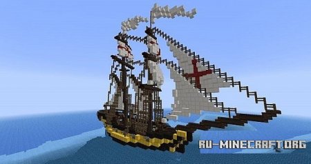  Royal Navy Schooner  Minecraft