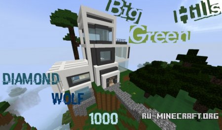  Big Green Hills  Minecraft