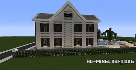   Tranquility Modern Mansion  Minecraft