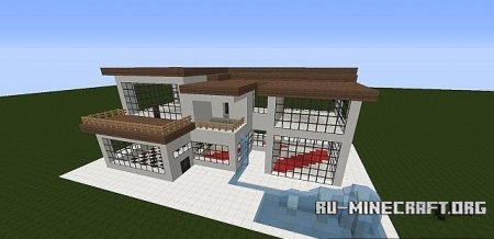  Modern House #001  Minecraft