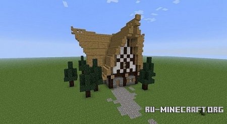  Big Nordic House  Minecraft