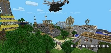   Multiplayer Town  Minecraft