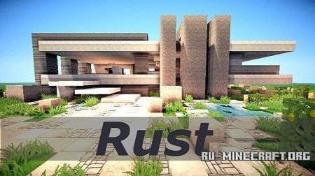   Rust -- Ultramodern House  Minecraft