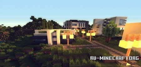   Little Modern Village  Minecraft