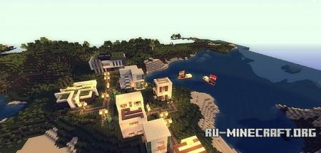   Little Modern Village  Minecraft