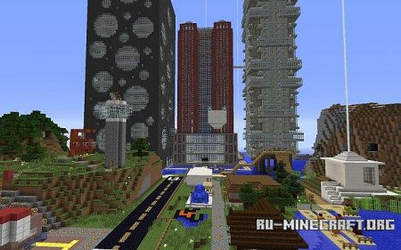  Minecraft City  Minecraft