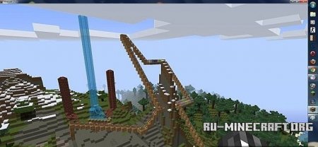   Spycy Roller Coaster ( Part 1 )  Minecraft