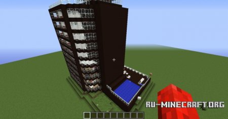  Modern Hotel with elevator 2  Minecraft