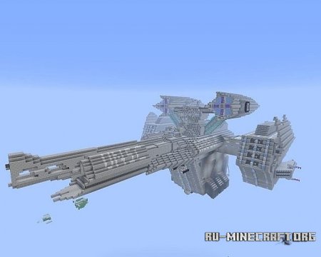   Custom UNSC Frigate Rebela  Minecraft