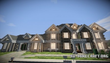  French Country Manor Ft. Bullets_R_Us  Minecraft
