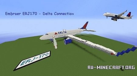   Embraer ERJ170  Minecraft