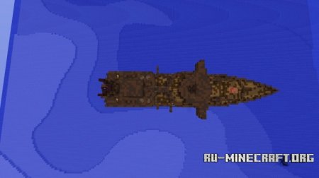  Ship Wrecked Ocean Liner  Minecraft
