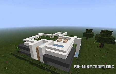   Dera-Modern Home 18x18  Minecraft