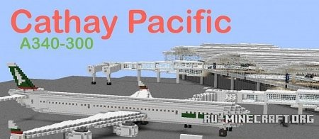  Airbus A340-300 (Cathay Pacific)  Minecraft