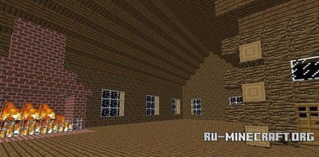  Herobrines Large log House  Minecraft