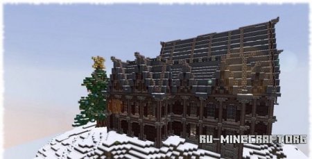   Christmas Special | Floating Mansion    Minecraft