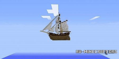  The Adventure (Pirate Sloop)  Minecraft