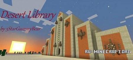  Desert Library  Minecraft