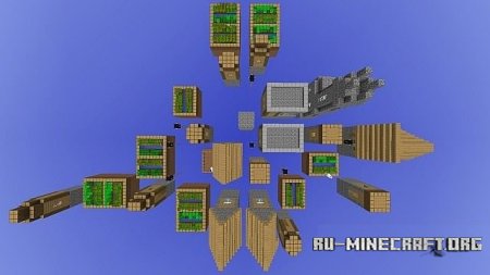  Floatin' Town Survival  Minecraft