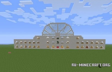  Big Glass Building  Minecraft