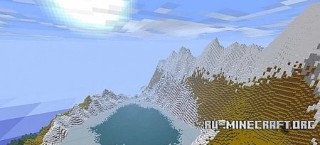  Mountain island  Minecraft