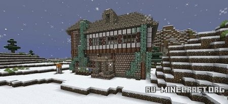  Christmas Cottage  Minecraft