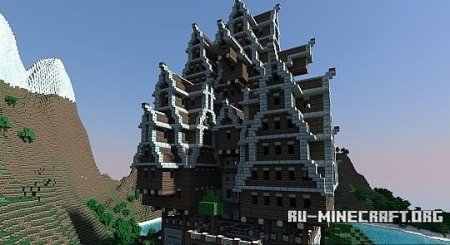   The rustic temple  Minecraft