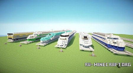  Shinkansen Japanese Bullet Trains  Minecraft