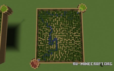  Leaf Maze [Difficulty - Hard]  Minecraft