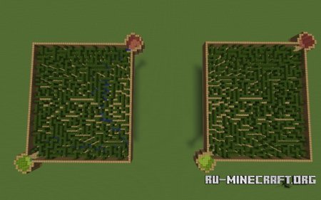  Leaf Maze [Difficulty - Hard]  Minecraft