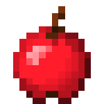 Красное яблоко в Minecraft