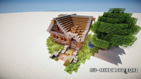  Wood Cabin  Minecraft