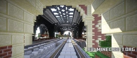  Railway Station #1  Minecraft