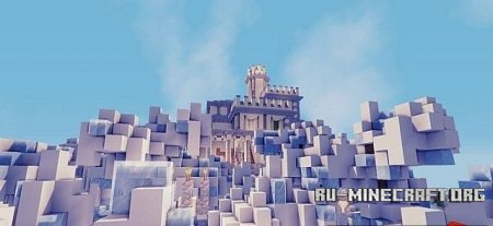  Wintery Larnach Castle - Advent Calendar # 14  Minecraft