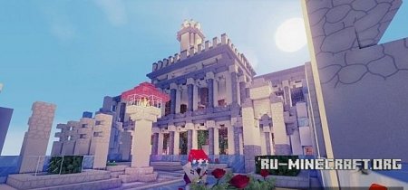  Wintery Larnach Castle - Advent Calendar # 14  Minecraft