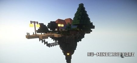  Lonely House on a Floating Isle  Minecraft