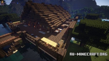  A Stilt House Town Hall In Little Debaria  Minecraft