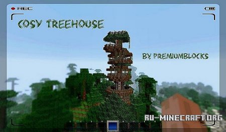  Cosy Treehouse  Minecraft