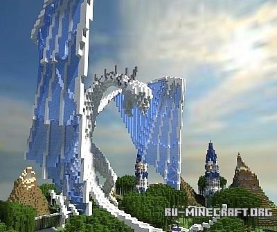  Ice God's Mansion   Minecraft