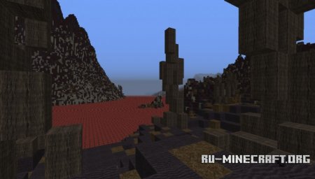  Volcano Dead Lands With Dead Trees  Minecraft