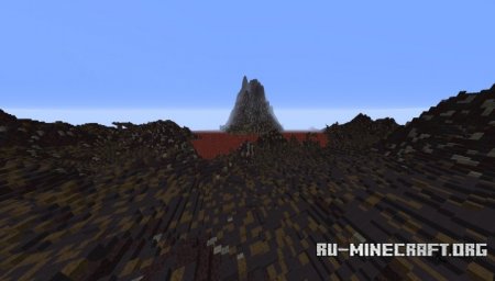  Volcano Dead Lands With Dead Trees  Minecraft