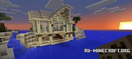   Island Manor House  Minecraft