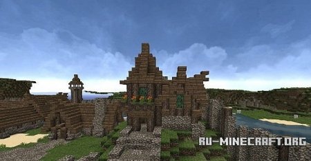  RavenWood-A Small Medieval Nordic Town  minecraft