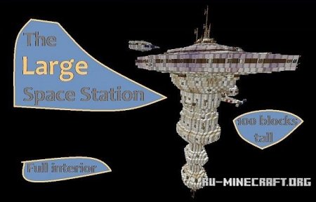  Large Space Station  Minecraft