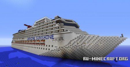  Carnival Sunshine Cruise Ship  Minecraft