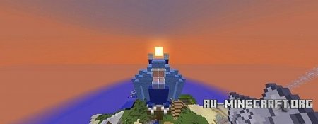   Warped Island (Just a bunch of random things I built)  Minecraft