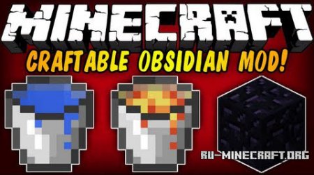  Craftable Obsidian  Minecraft 1.8