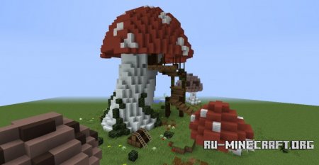  Mushroom House  Minecraft