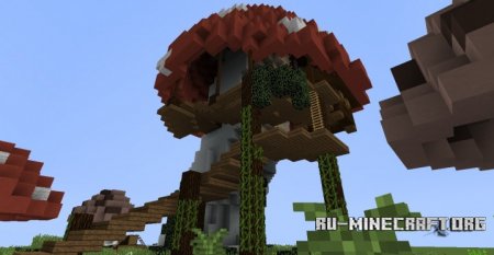  Mushroom House  Minecraft